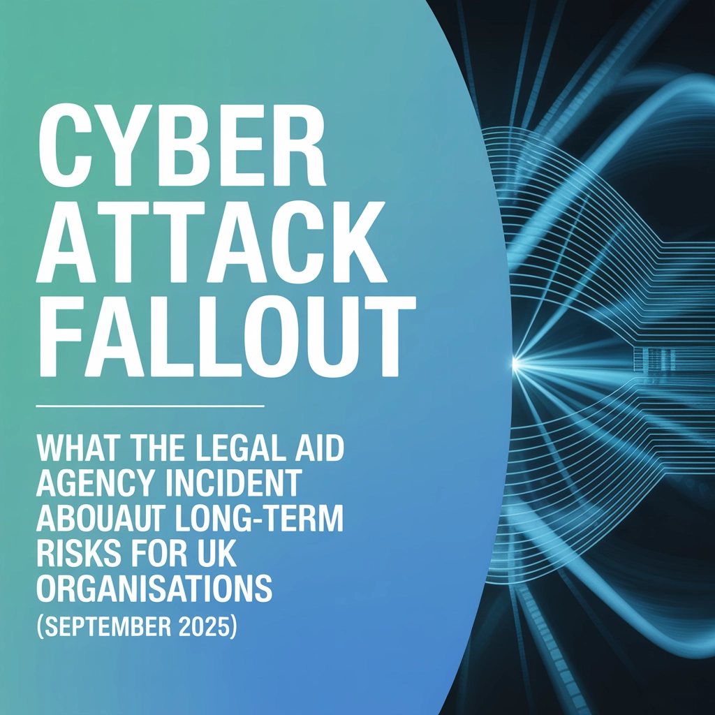 Cyber Attack Fallout: What the Legal Aid Agency Incident Reveals About Long-term Risks for UK Organisations (September 2025)