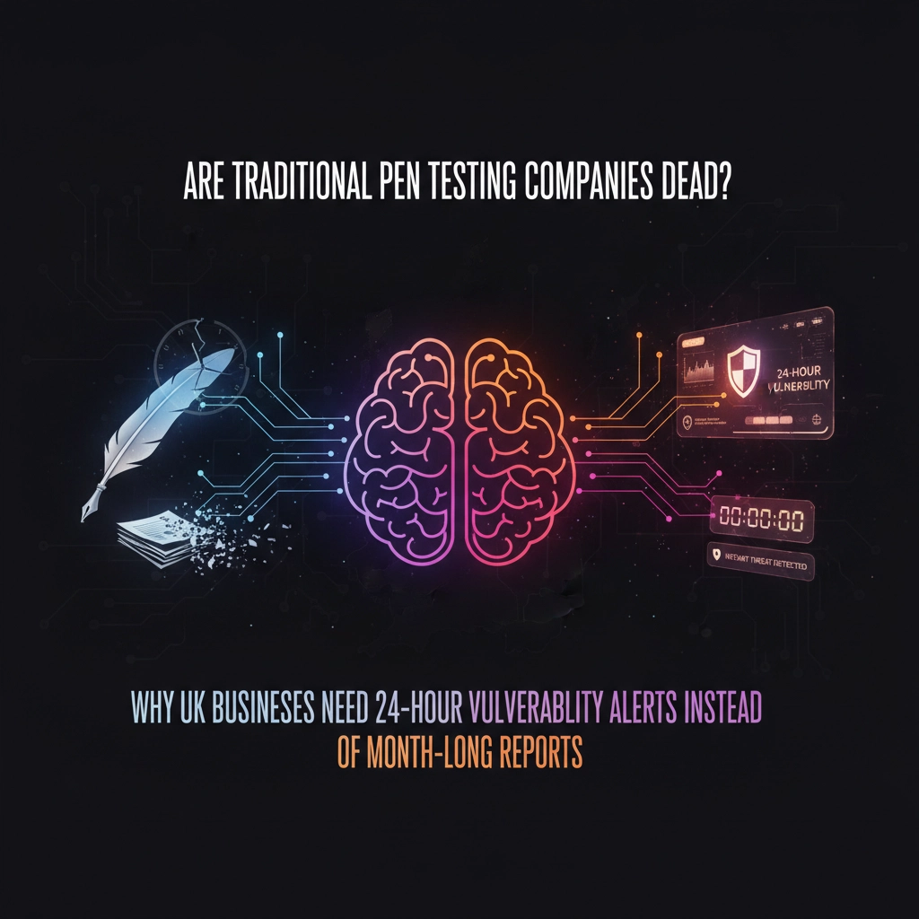 Are Traditional Pen Testing Companies Dead? Why UK Businesses Need 24-Hour Vulnerability Alerts Instead of Month-Long Reports