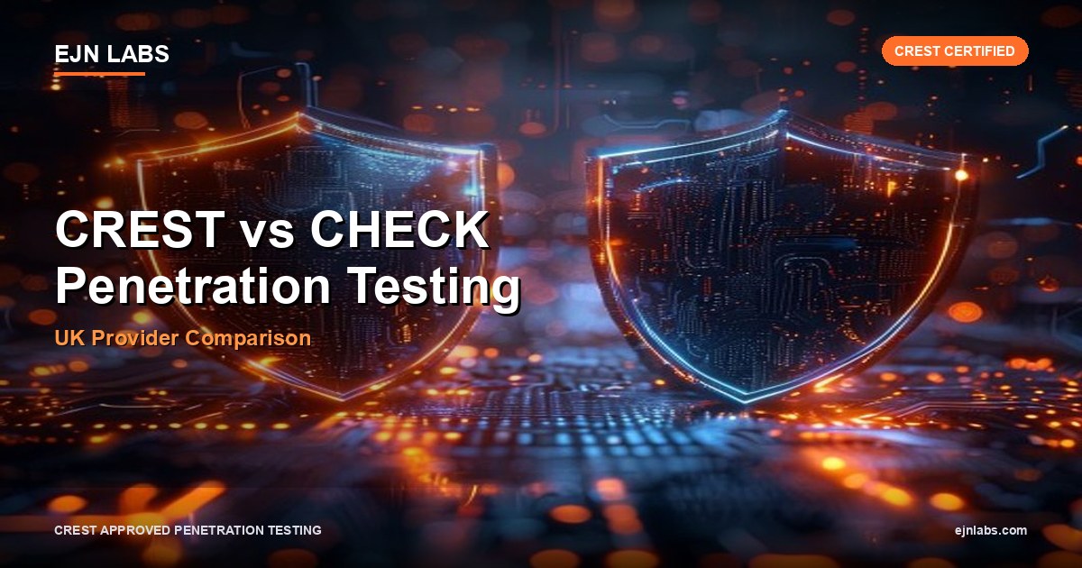 CREST vs CHECK Penetration Testing - UK Provider Comparison