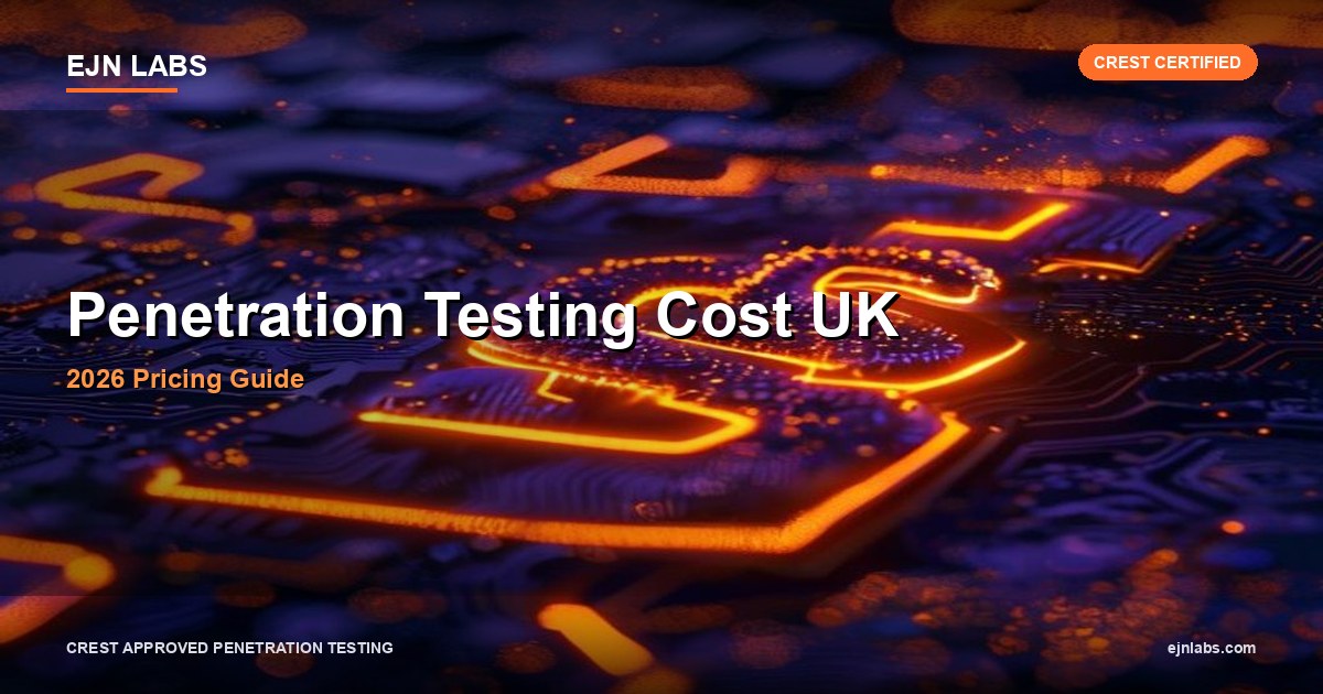 Penetration Testing Cost UK 2026 - Pricing Guide