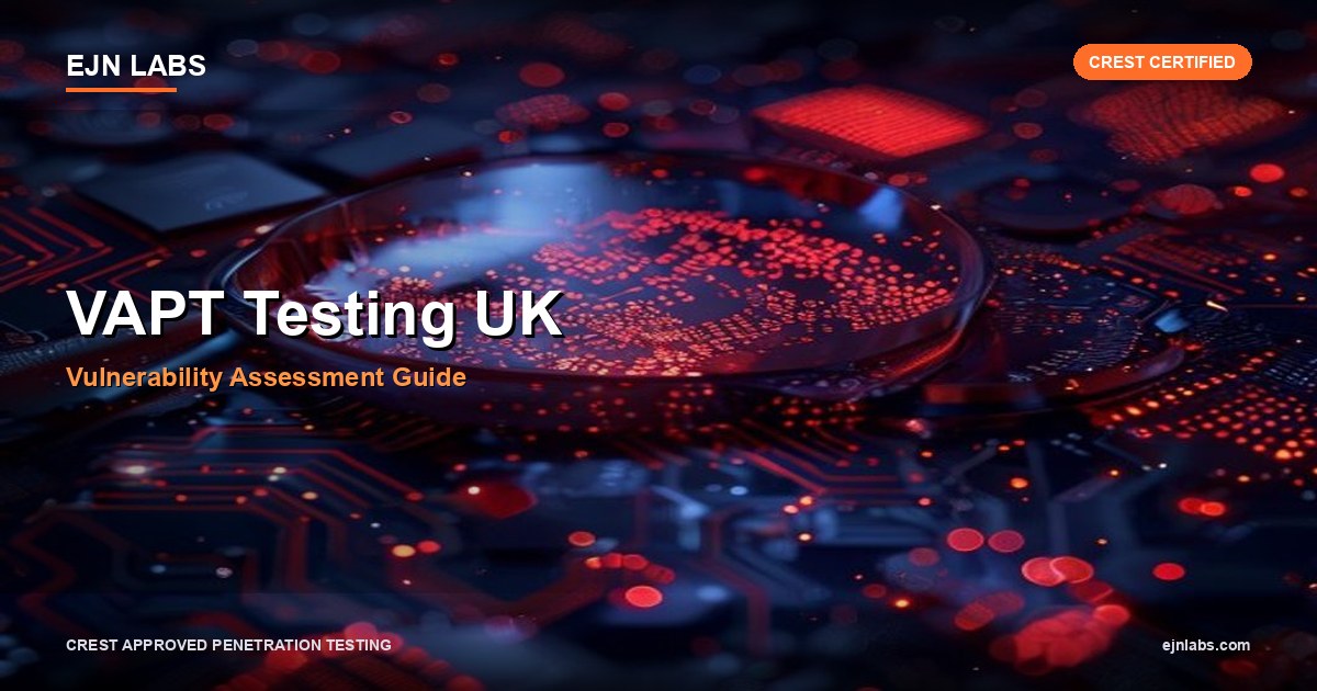 VAPT Testing UK - Vulnerability Assessment and Penetration Testing Guide