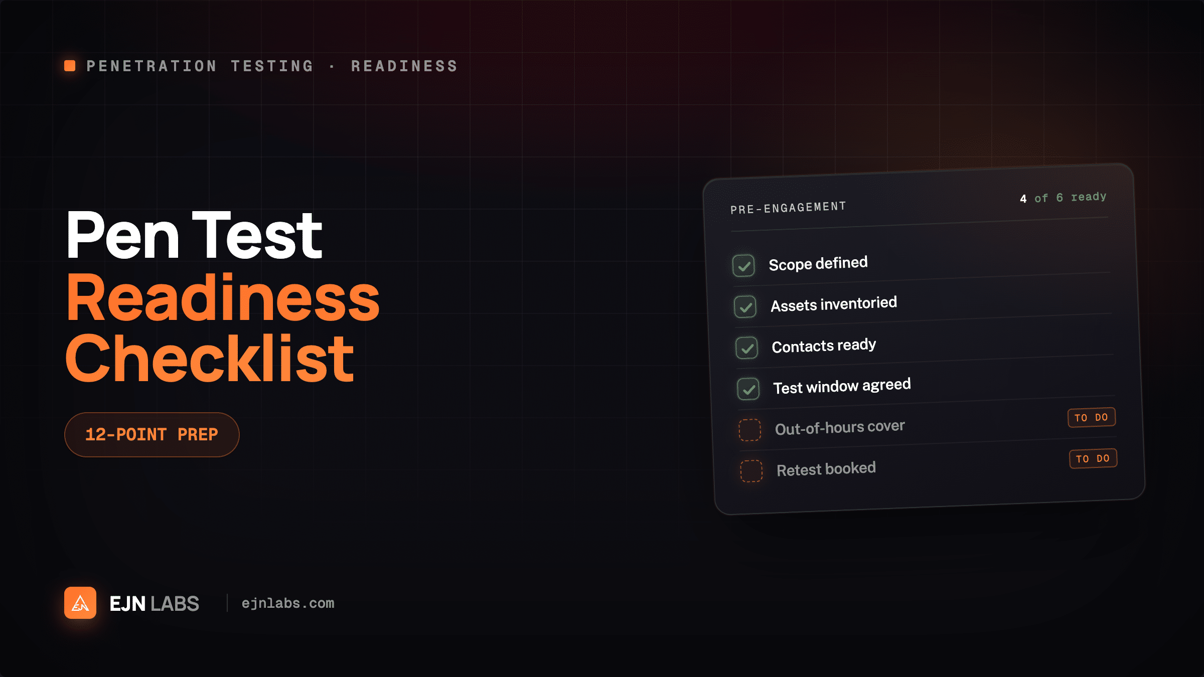 Penetration Testing Checklist: How UK Companies Prepare in 2026