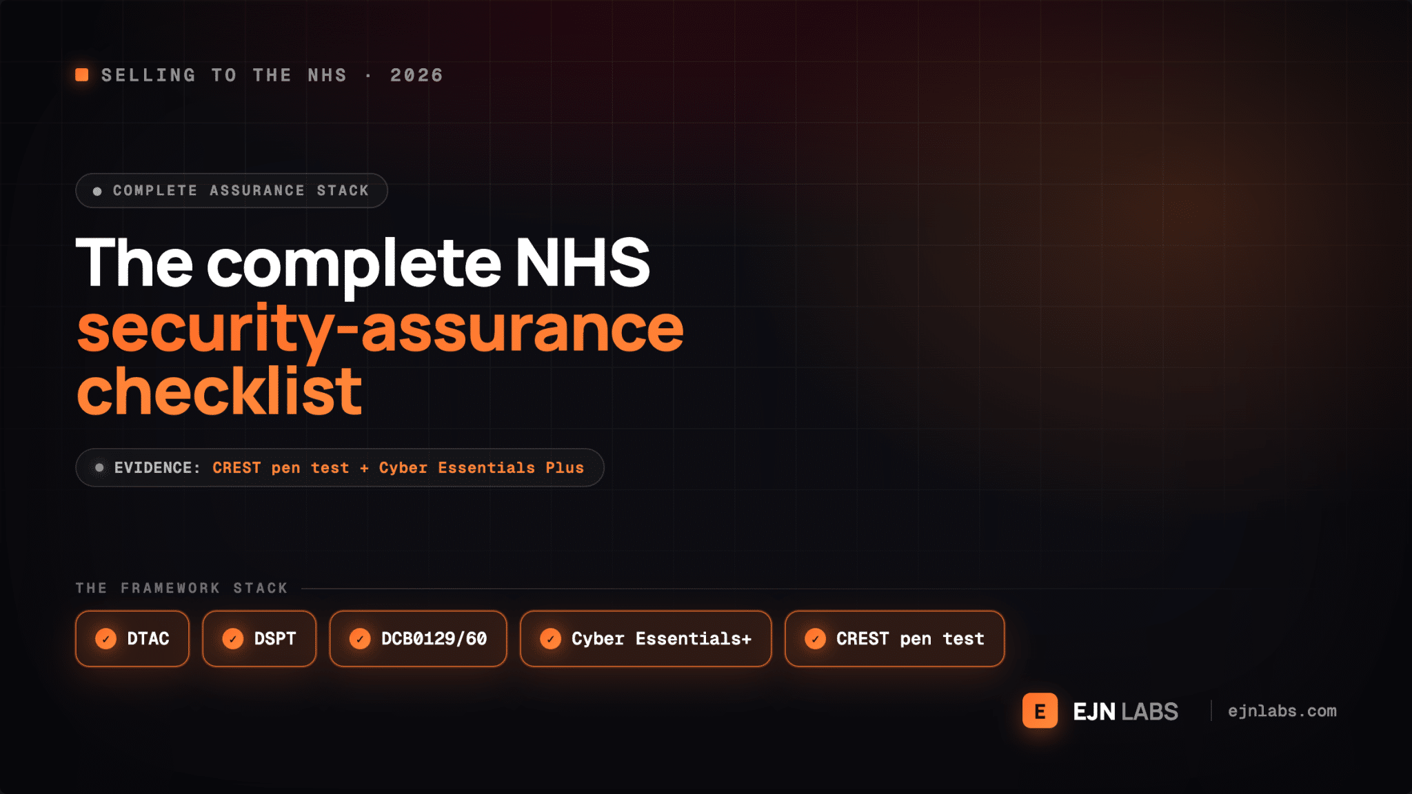 Selling Software to the NHS: 2026 Security Checklist