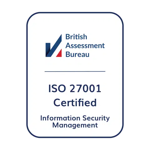 ISO 27001 certified
