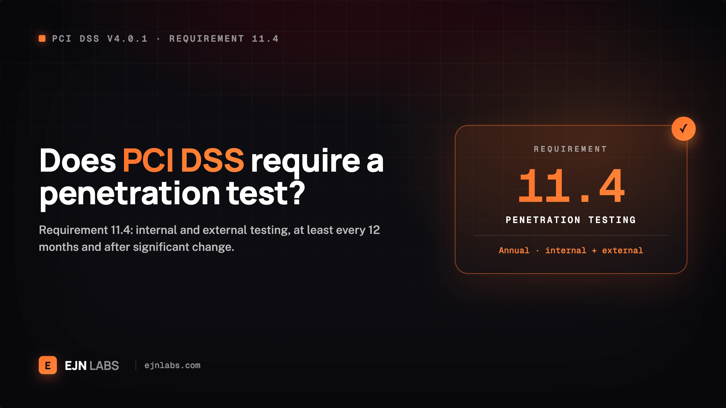 Does PCI DSS Require Penetration Testing? Requirement 11.4 Explained