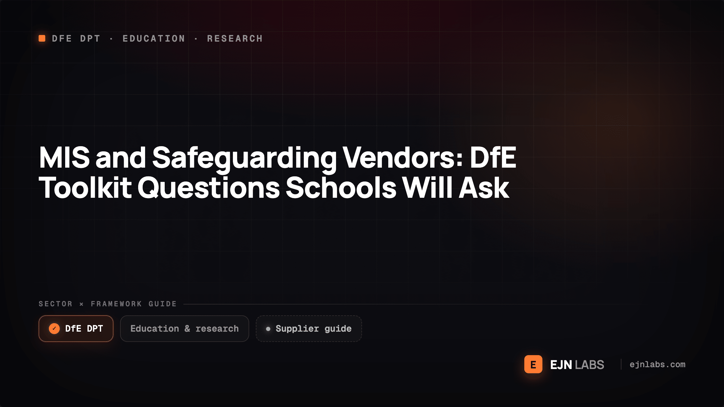 MIS and Safeguarding Vendors: DfE Toolkit Questions Schools Will Ask