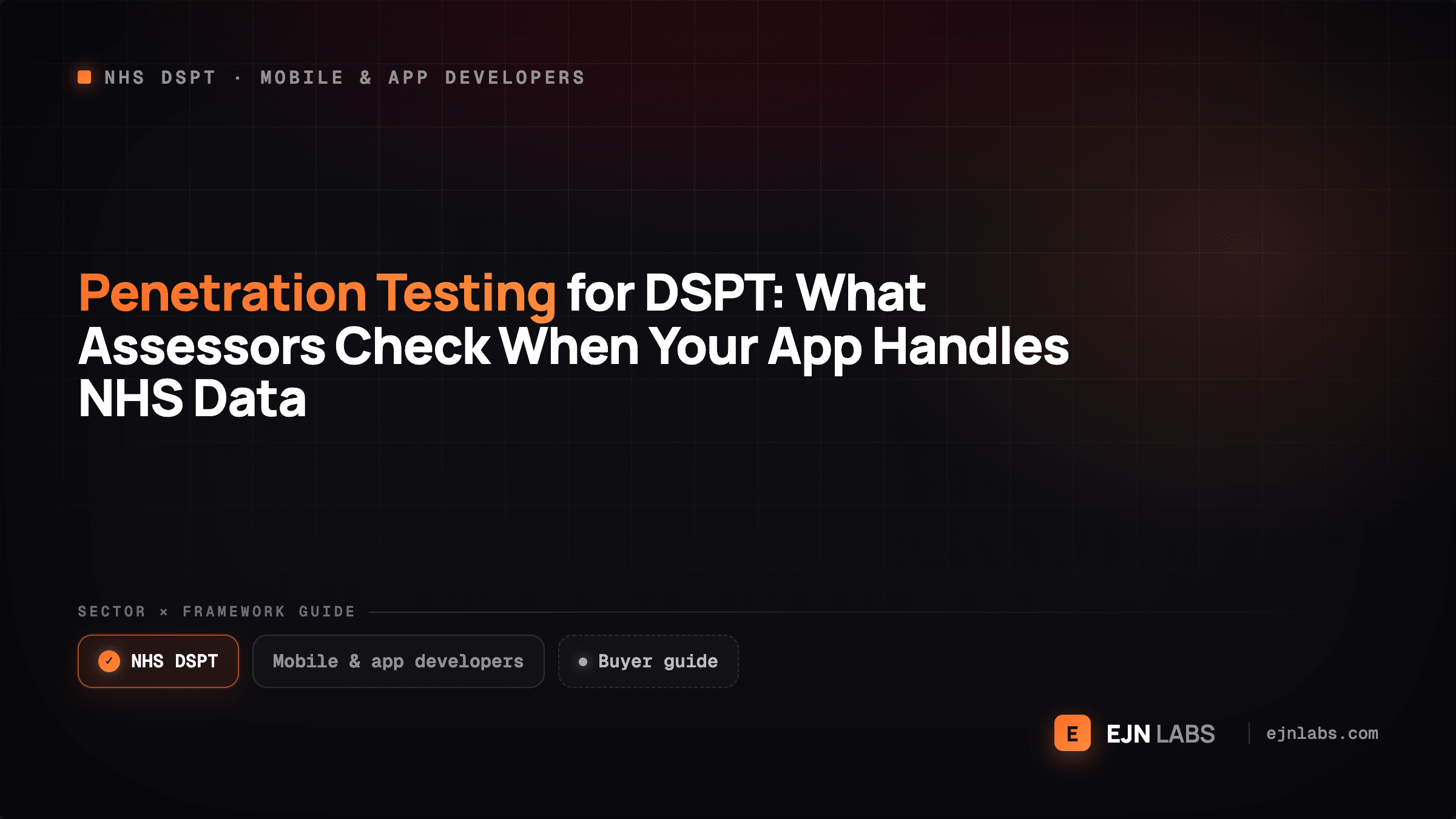 Penetration Testing for DSPT: What Assessors Check When Your App Handles NHS Data
